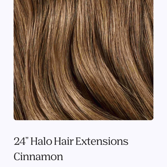 Zala Cinnamon Halo Hair Extensions - Picture 1 of 7